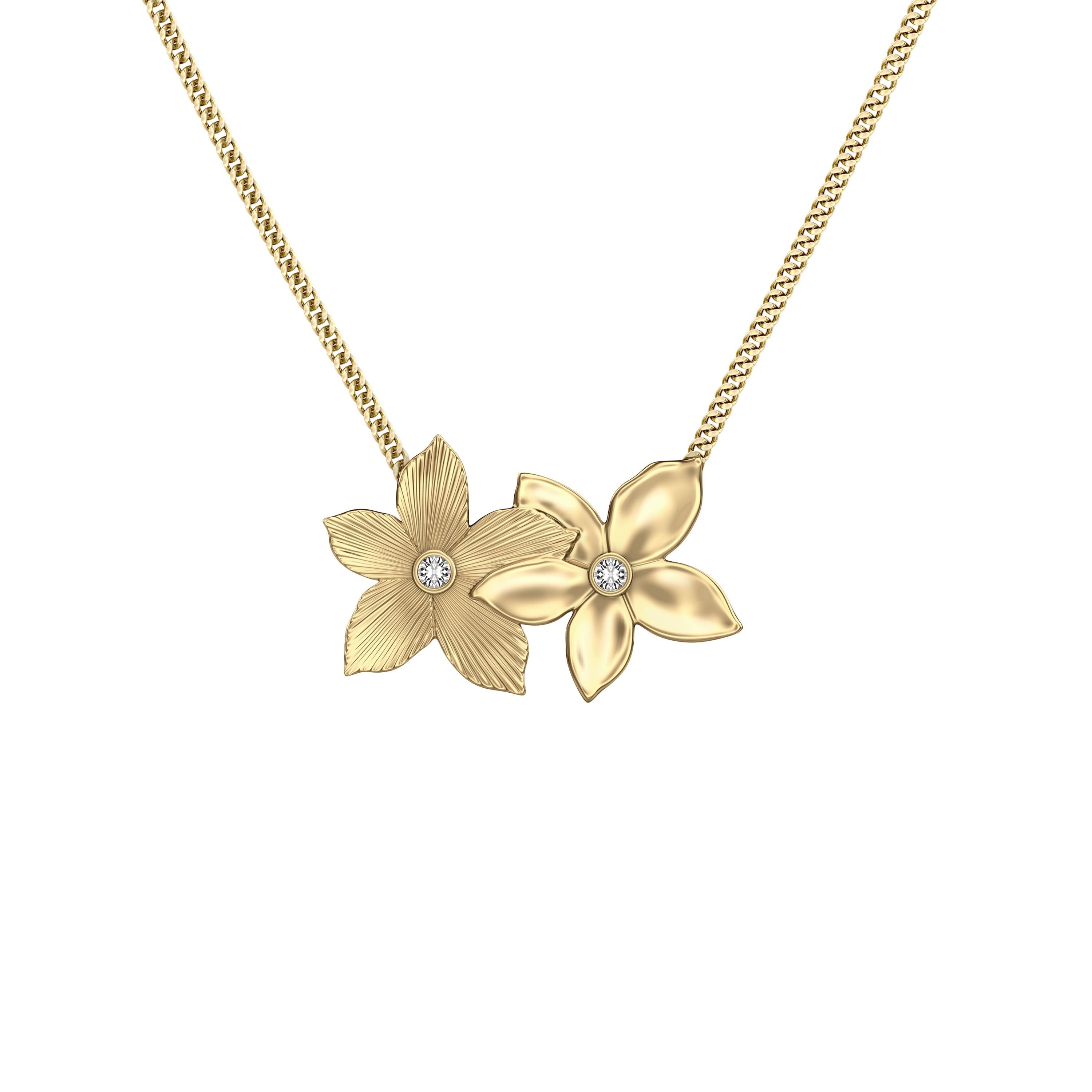 FOSSIL Sutton Flower Collection hálsmen JF04970