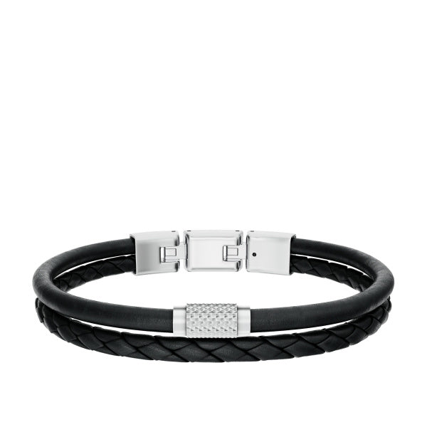 FOSSIL Machine Knurled Texture men's bracelet JF04989