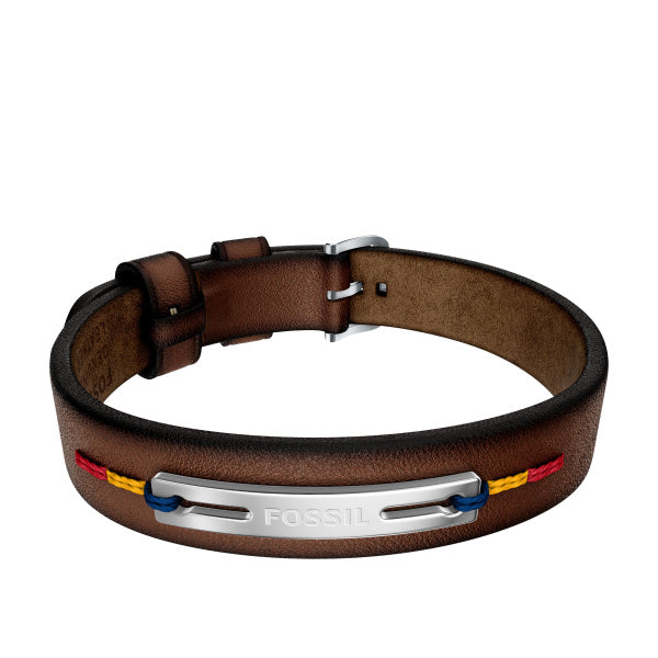 FOSSIL Everett Topstitch men's bracelet JF05025