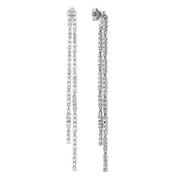 MICHAEL KORS Premium Lariat silfureyrnalokkar