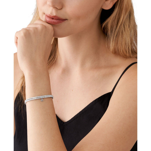 MICHAEL KORS Brilliance silfurarmband með zirkonia