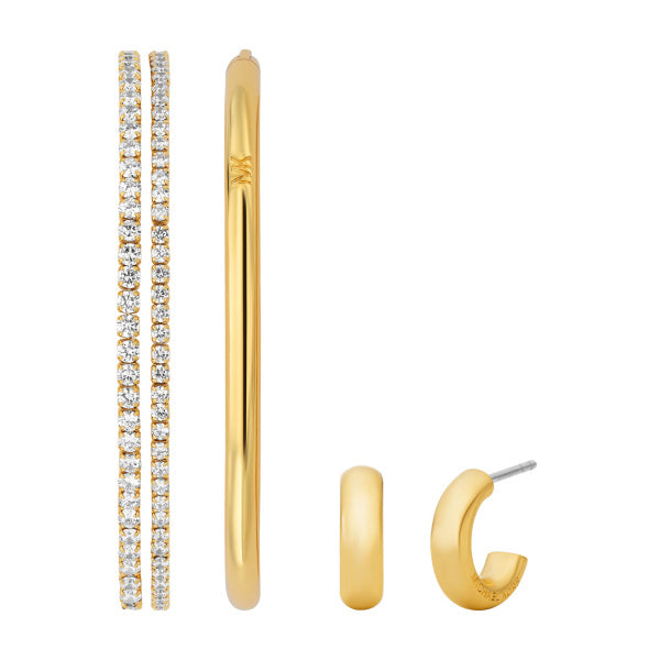 MICHAEL KORS gjafasett, 2 armbönd og eyrnalokkar