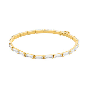 MICHAEL KORS Brilliance gyllt silfurarmband með zirkonia MKJ8614