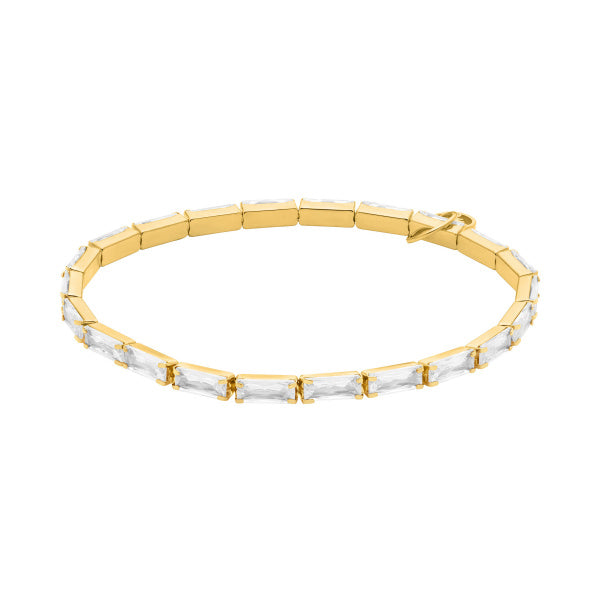 MICHAEL KORS Brilliance gyllt silfurarmband með zirkonia MKJ8614