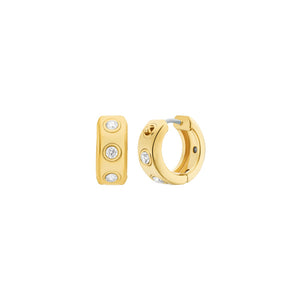 MICHAEL KORS Premium Brilliance gylltir eyrnalokkar MKJ8652