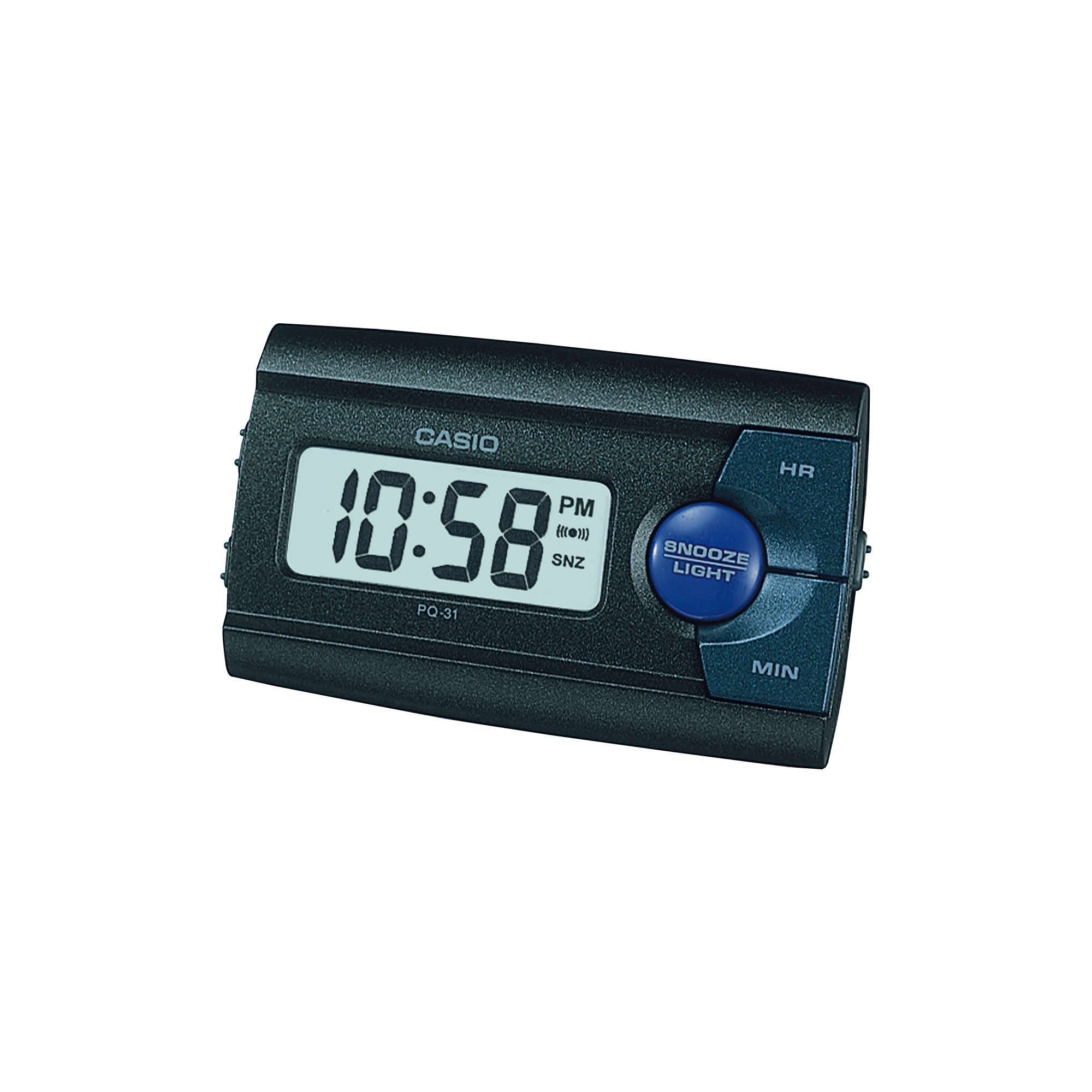 CASIO stafræn vekjaraklukka með ljósi