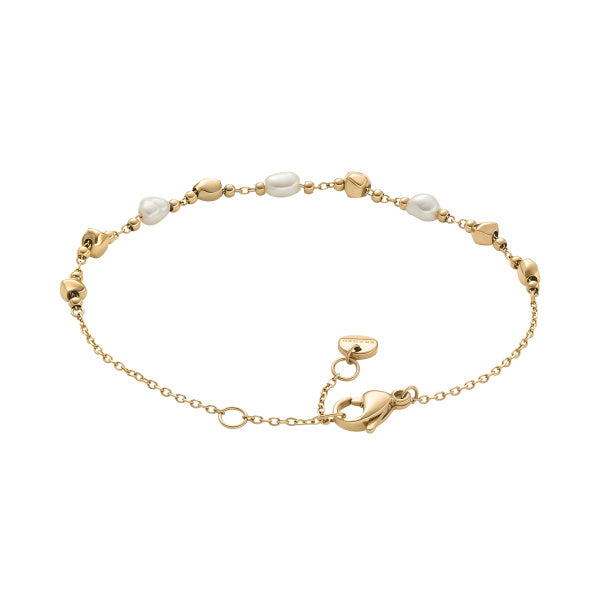 SKAGEN Agnethe Pearl gyllt armband