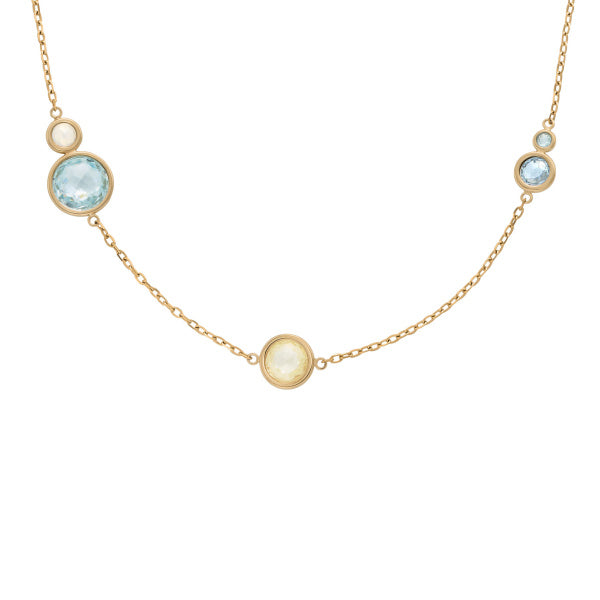 SKAGEN Sofie Seaglass gyllt hálsmen ⦿SKJ1895