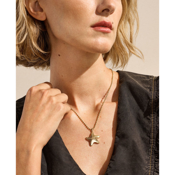 SKAGEN Moderne Ikon gyllt hálsmen