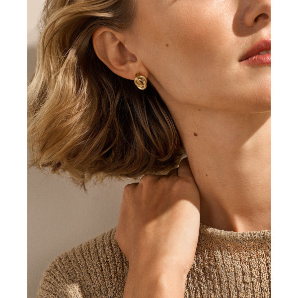 SKAGEN Moderne Stak gylltir eyrnalokkar