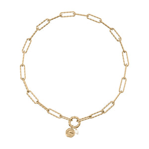 SKAGEN Agnethe Pearl gyllt hálsmen SKJ5024