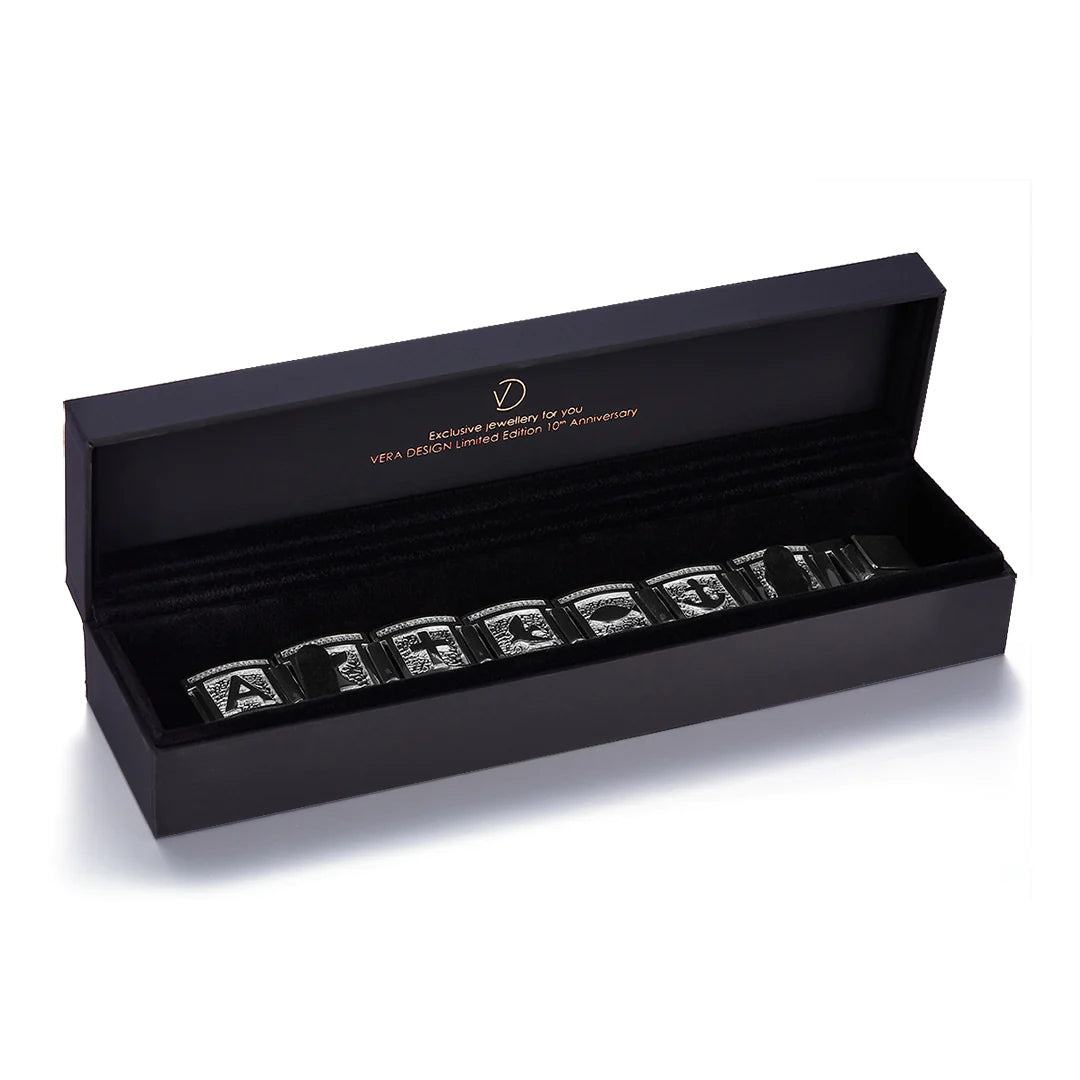 VERA DESIGN Infinity Divine silfurarmband með zirkonia