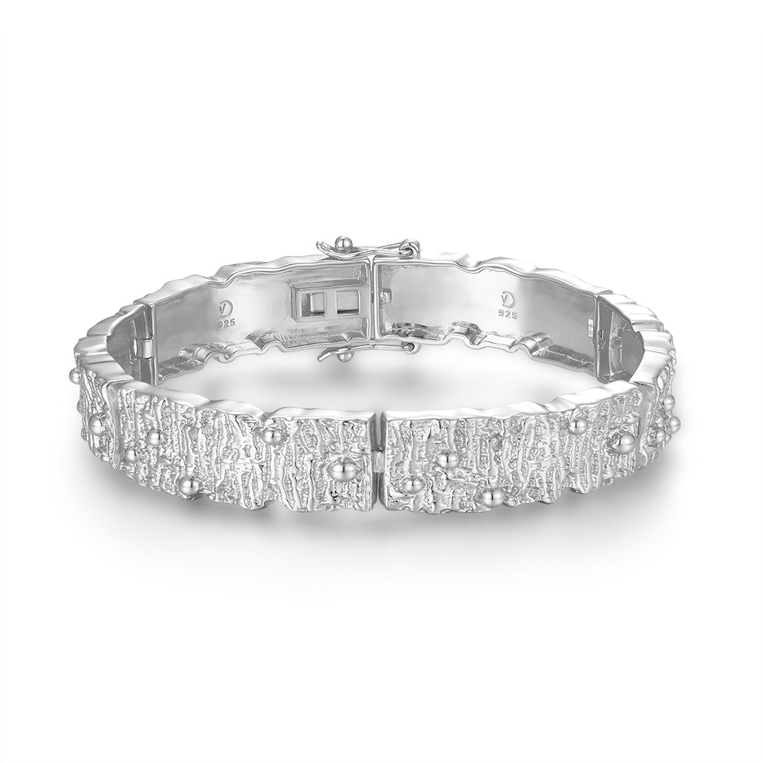 VERA DESIGN Stuðlaberg Midi gyllt silfurarmband