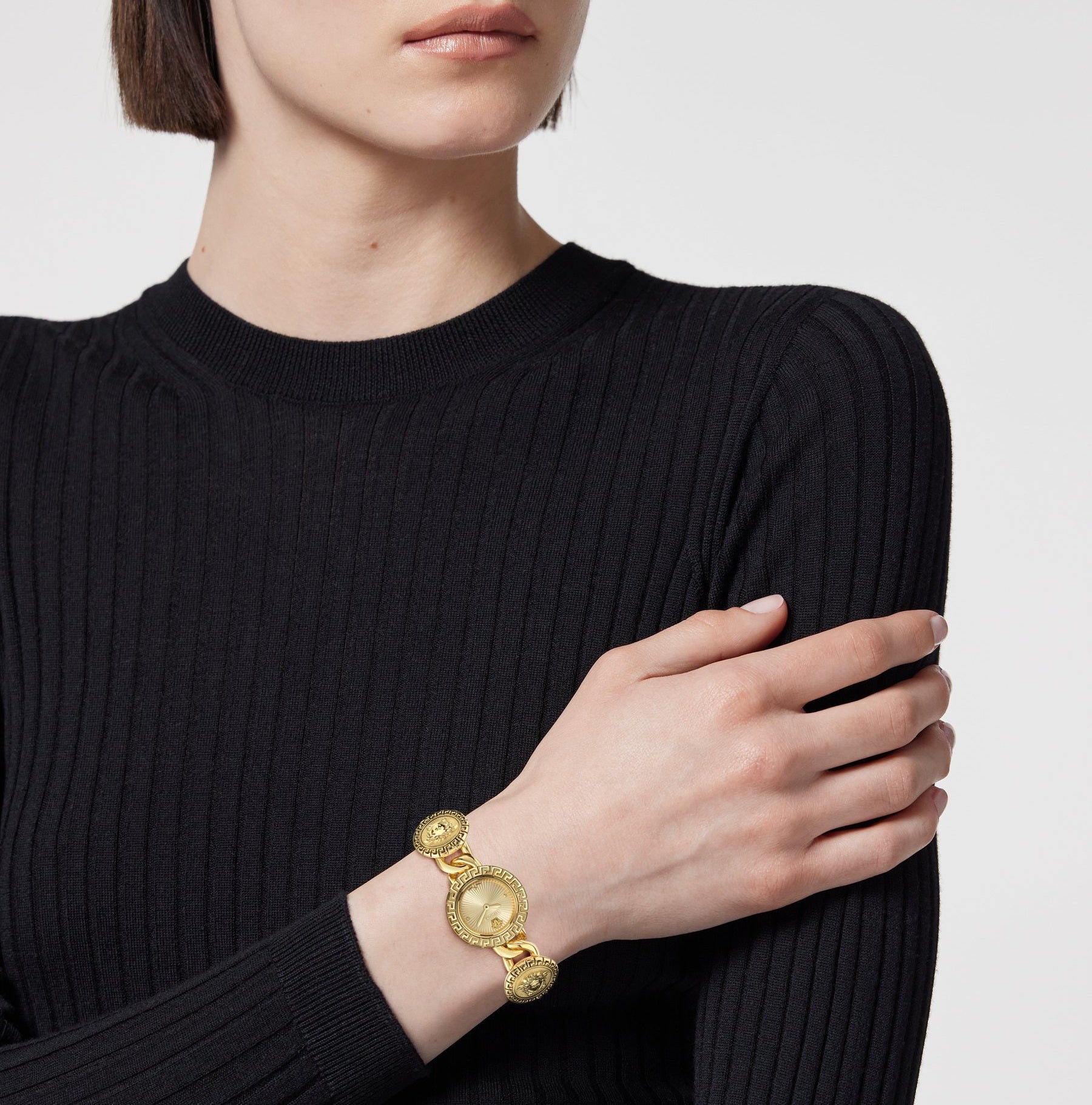 VERSACE Greca Stud Icon 28mm