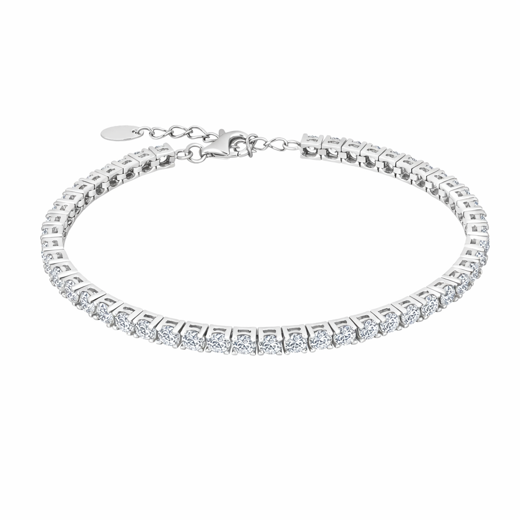 JOANLI Karen silfurarmband með zirkonia