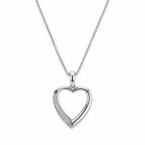 ASTORÍA Aribella silver necklace with zirconia stones