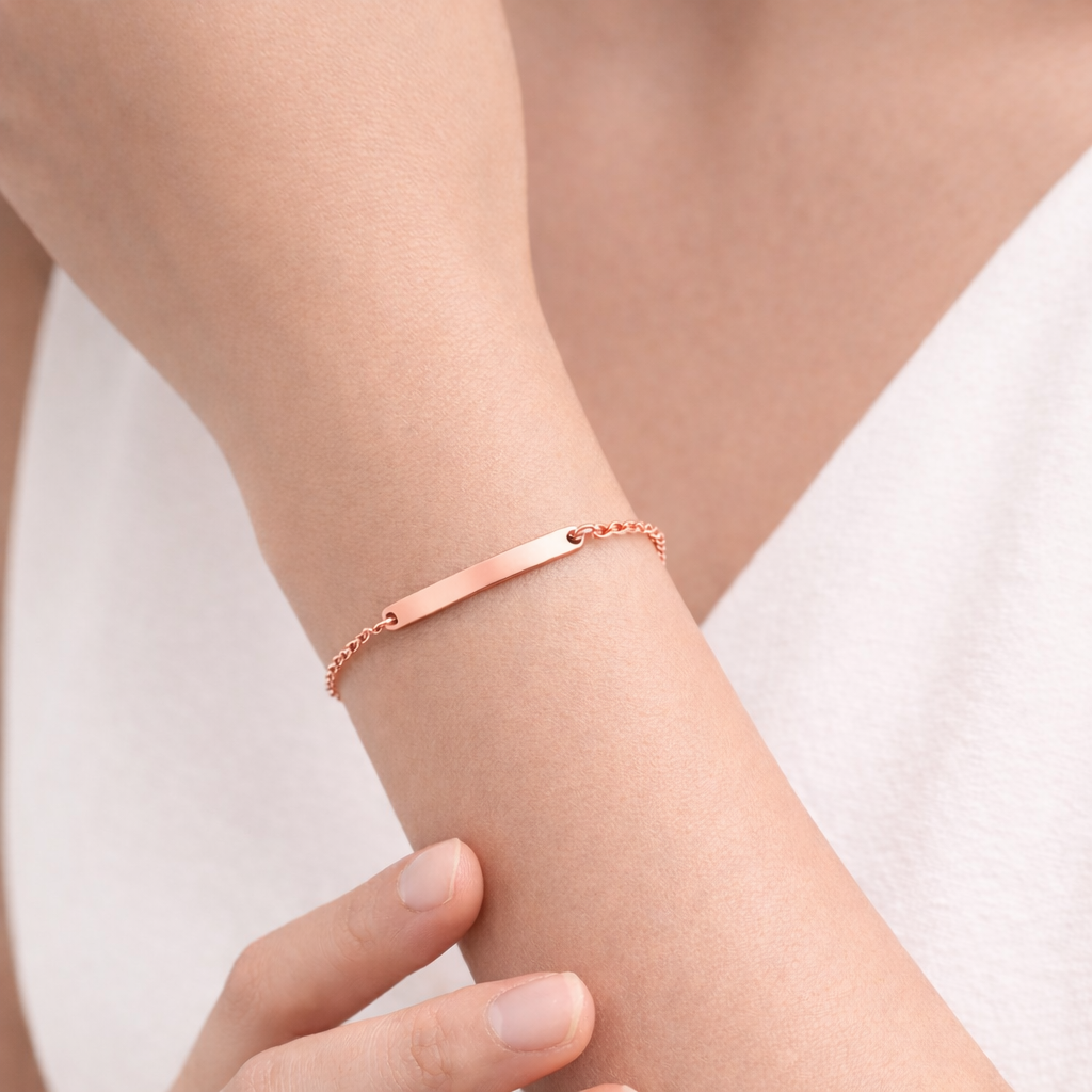 MIRA Lori rósagyllt armband