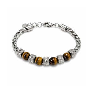 Norr & Sons Viggo herraarmband með Tiger Eye #310