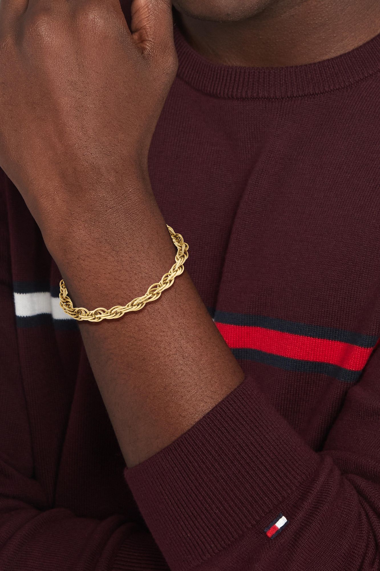 TOMMY HILFIGER Rope gyllt armband