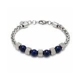 Norr & Sons Viggo men's bracelet with blue Jasper #309