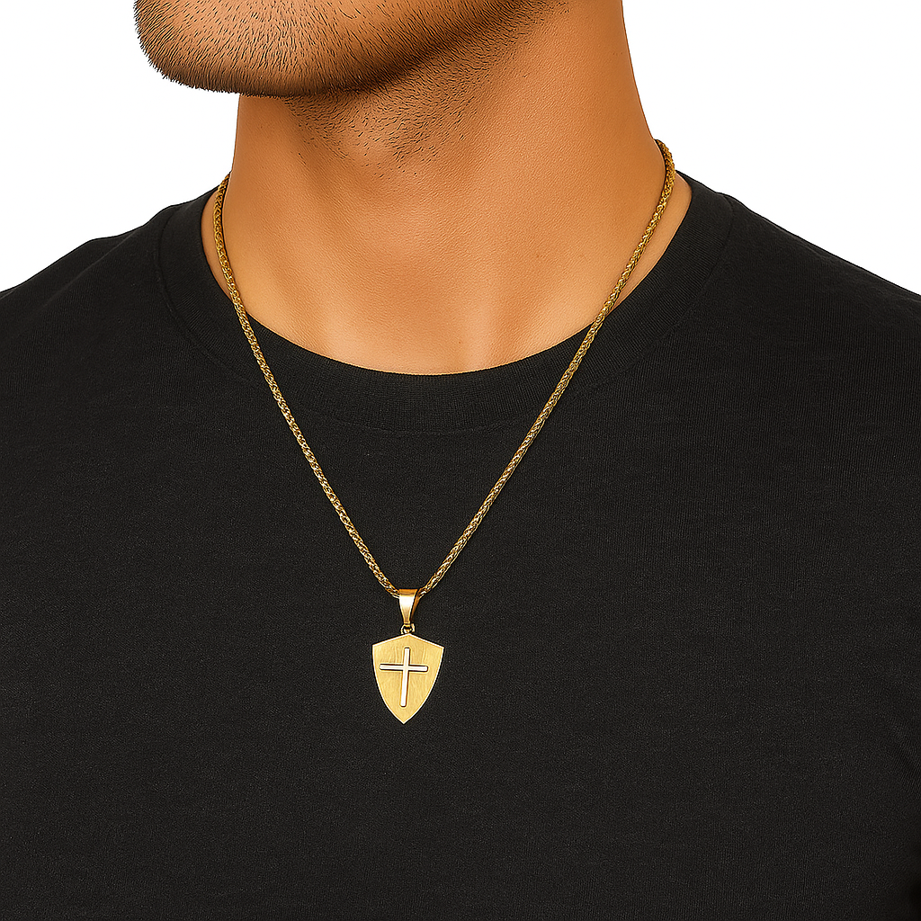 MIRA Hudson gyllt herrahálsmen