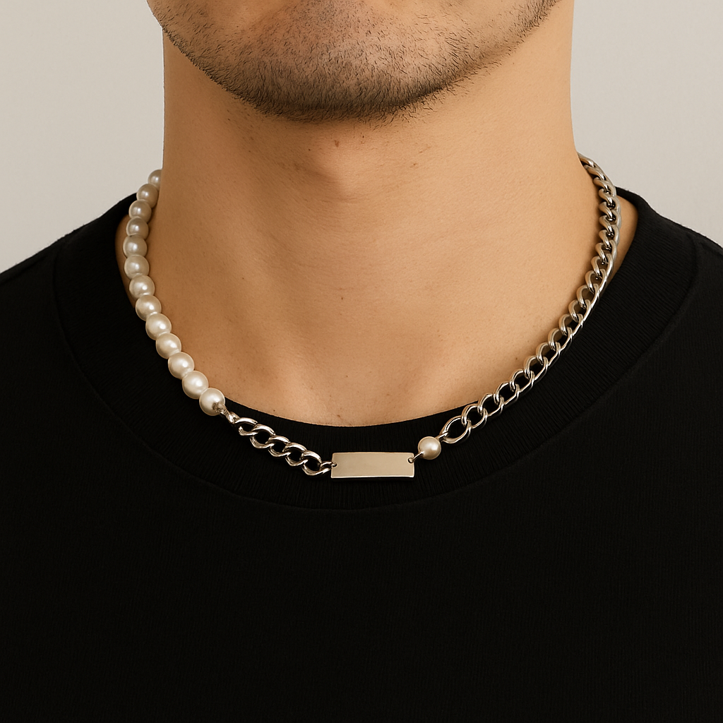 MIRA Robin hálsmen með ferskvatnsperlum