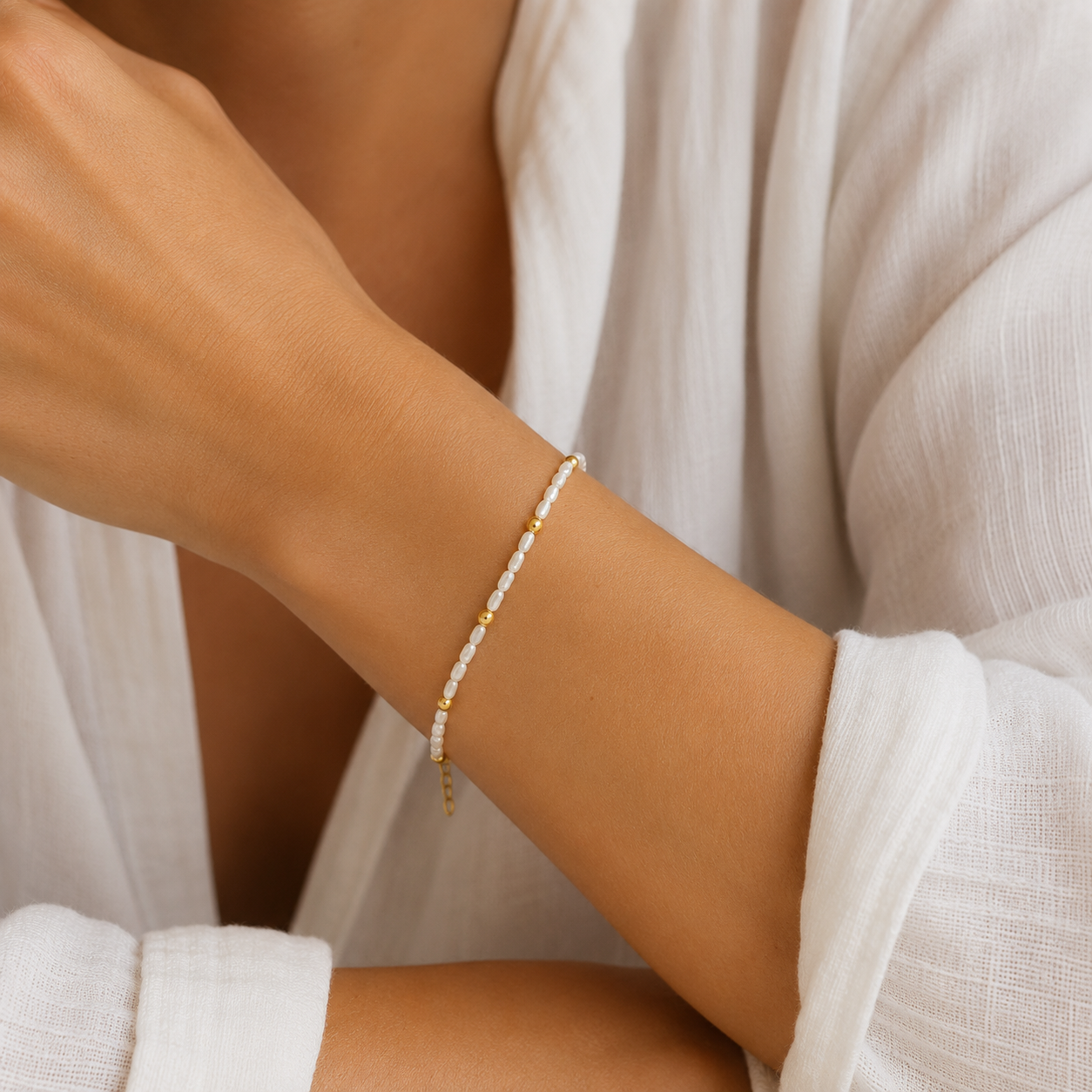 OCEANIA Camilla gyllt armband