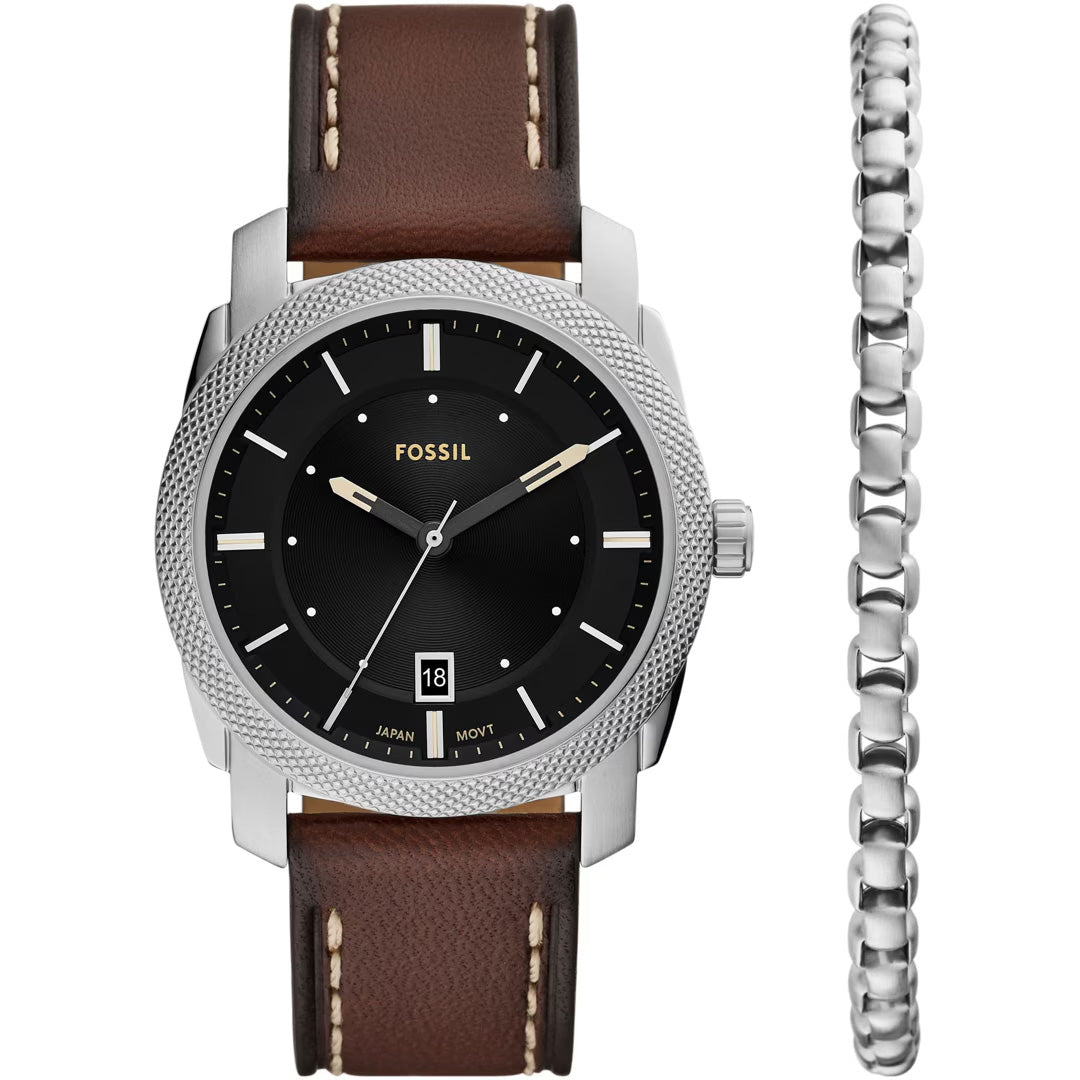 FOSSIL Machine 42mm gjafasett