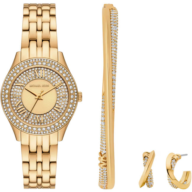 MICHAEL KORS Harlowe 33mm gjafasett