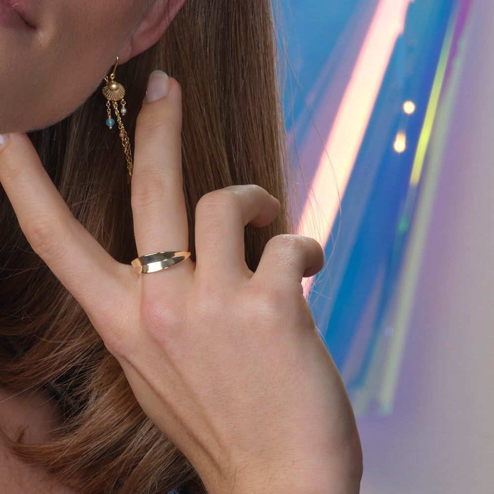 NORDAHL Leaves silfurhringur •000950