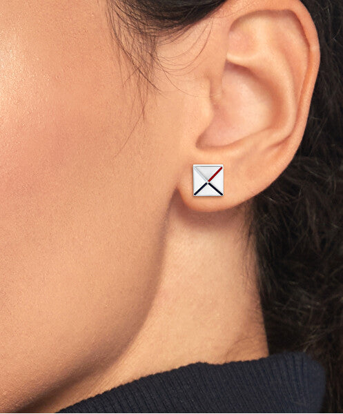 TOMMY HILFIGER Monogram eyrnalokkar