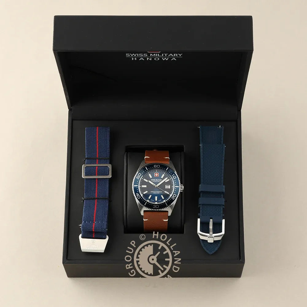 SWISS MILITARY HANOWA Nomad gjafasett 43mm