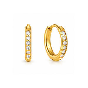 Little Charms Sparkle earrings with clear zirconia