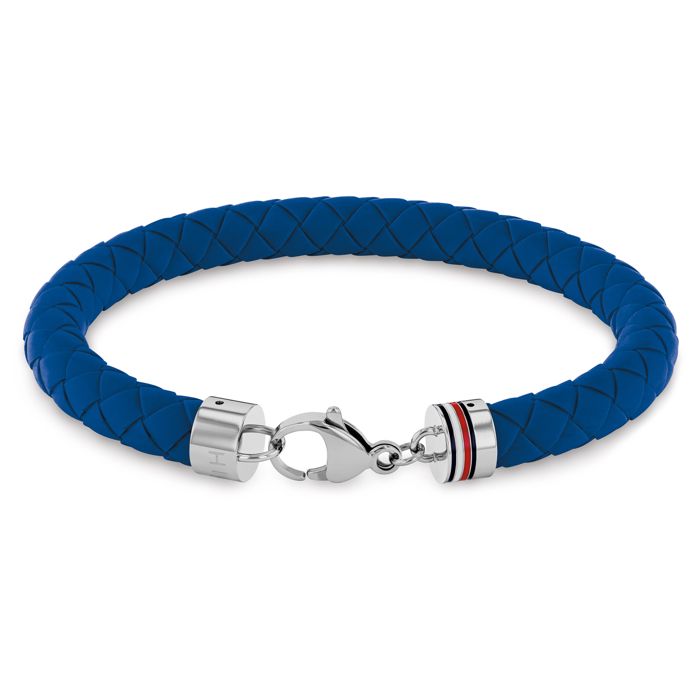 TOMMY HILFIGER Silicone blátt herraarmband