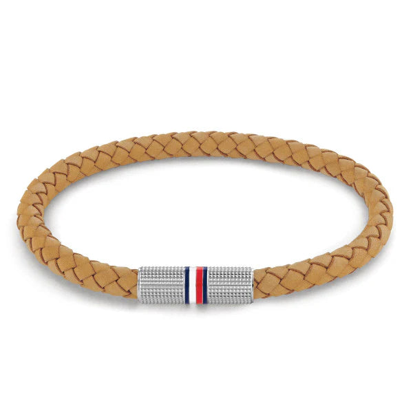 TOMMY HILFIGER Braided leður herraarmband