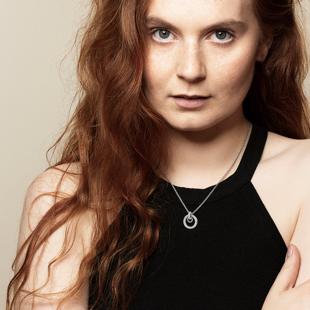 SIGN Katla Styrkur silfurhálsmen