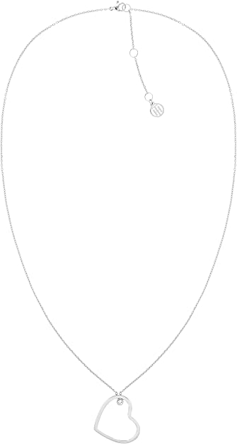 TOMMY HILFIGER Minimal Heart dömuhálsmen með zirkonia