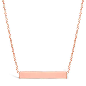 MIRA Helene rose gold necklace