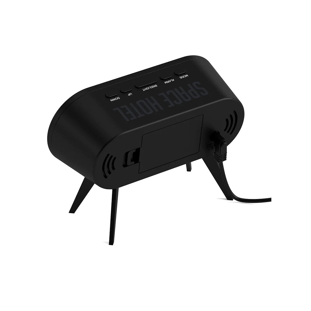 SPACE HOTEL Cyborg LED stafræn borð/vekjaraklukka