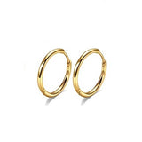 MIRA Hoops gold-plated earrings