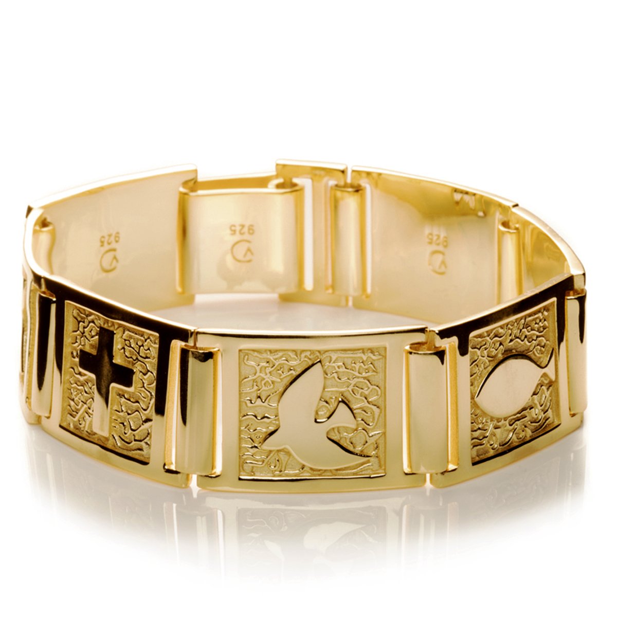 VERA DESIGN Infinity gyllt silfurarmband