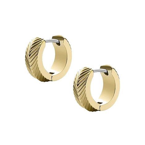 FOSSIL Harlow gylltir eyrnalokkar