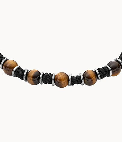 FOSSIL herraarmband með Tiger Eye