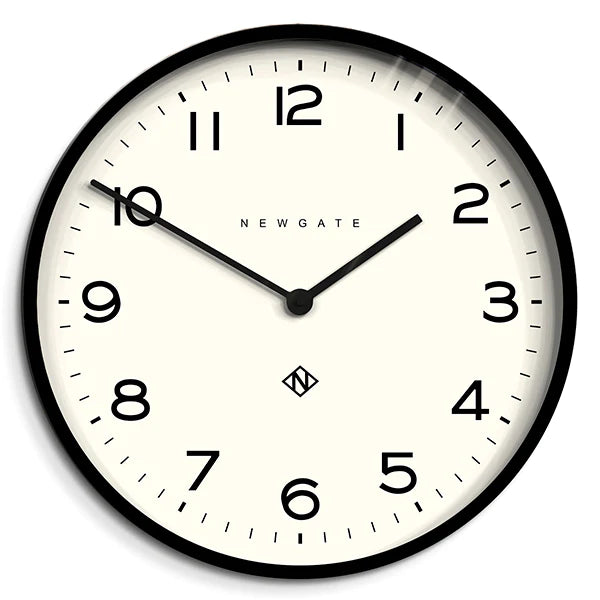 NEWGATE Number One svört veggklukka 53cm