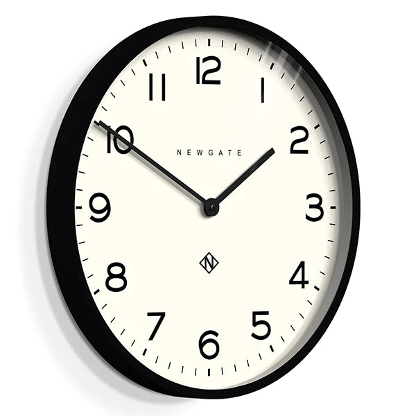 NEWGATE Number One svört veggklukka 53cm