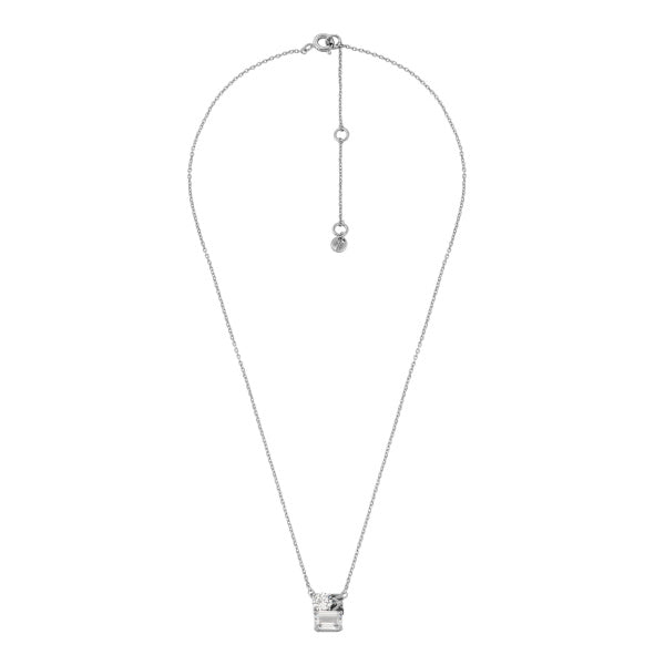 MICHAEL KORS Mixed Stone silfurhálsmen með zirkonia