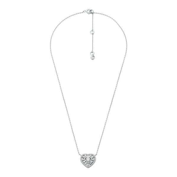 MICHAEL KORS Baguette Heart hálsmen með zirkonia