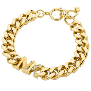 MICHAEL KORS gyllt armband með zirkonia MKJ7834