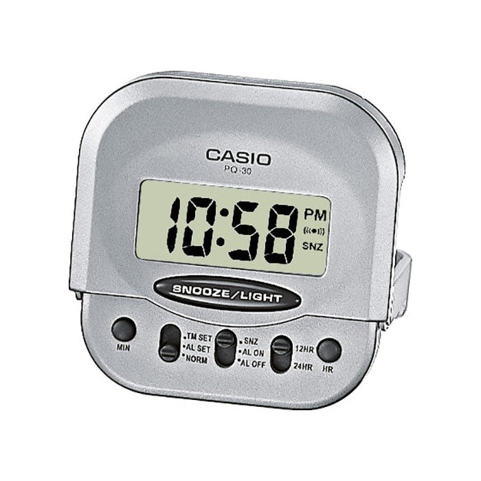 CASIO stafræn vekjaraklukka með ljósi