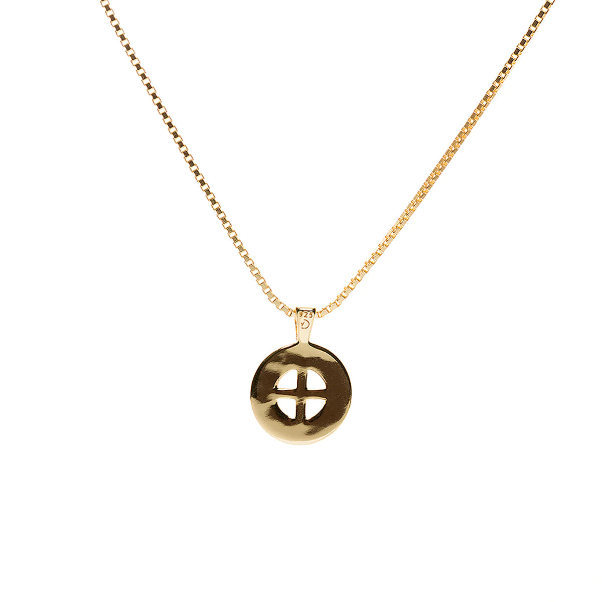 VERA DESIGN Infinity Tiny gyllt silfurhálsmen með zirkonia